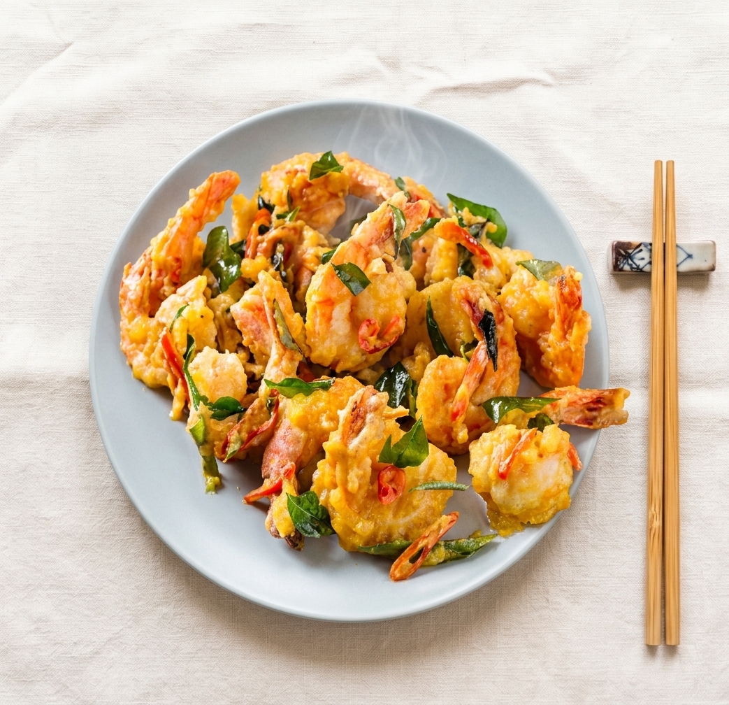 Tôm Rảo Chiên Bơ Tỏi