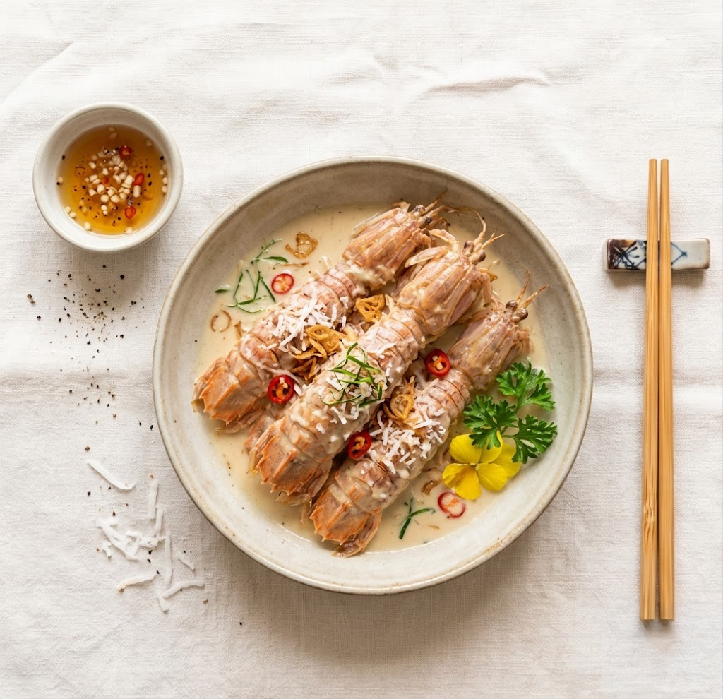 Bề Bề Hấp Nước Cốt Dừa