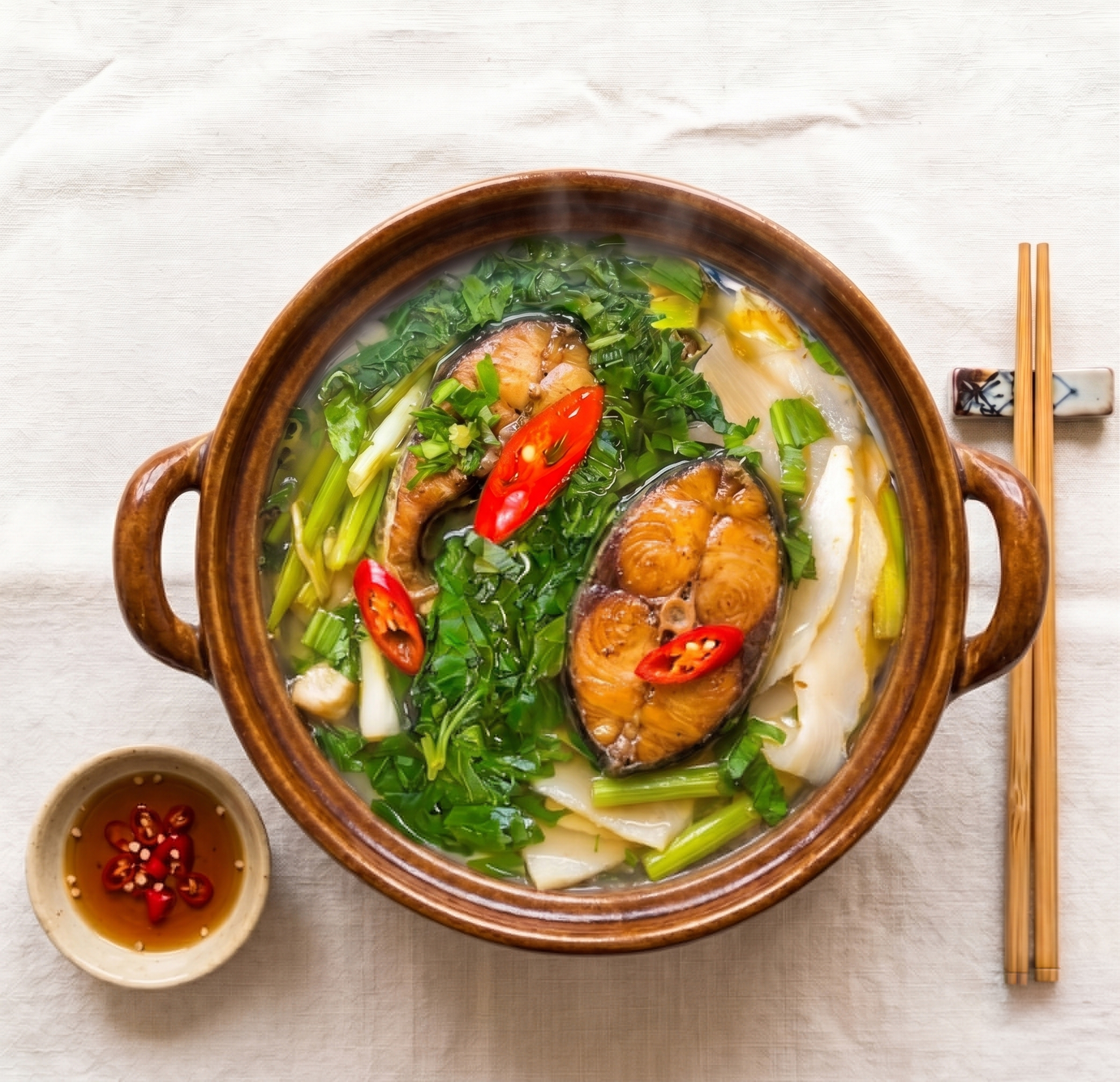 Cá Bống Bớp Nấu Măng Chua