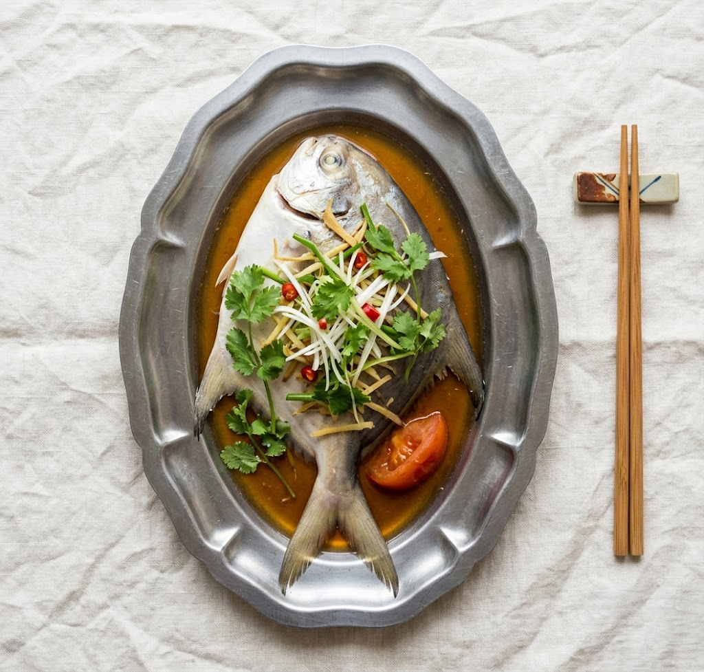 Cá Chim Hấp Dưa