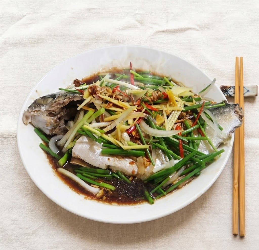 Cá Chim Hấp Xì Dầu