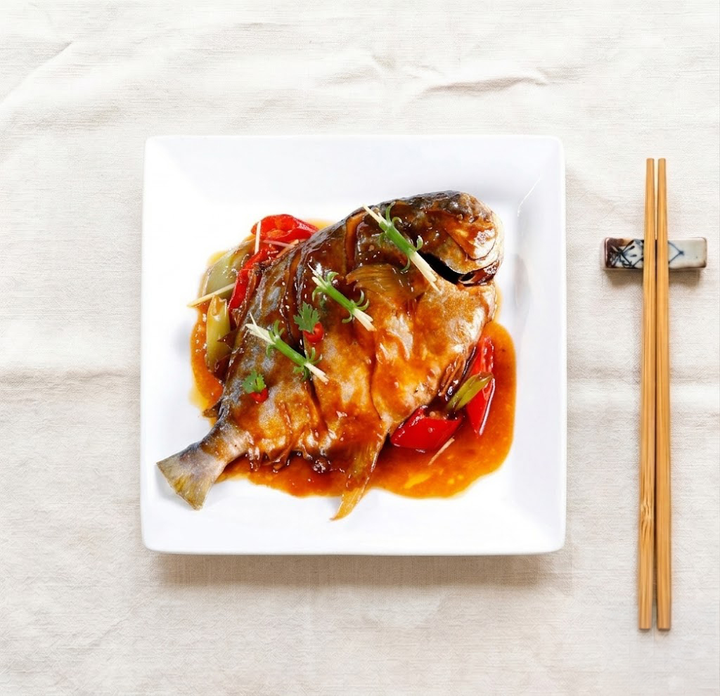 Cá Chim Sốt Cà Chua