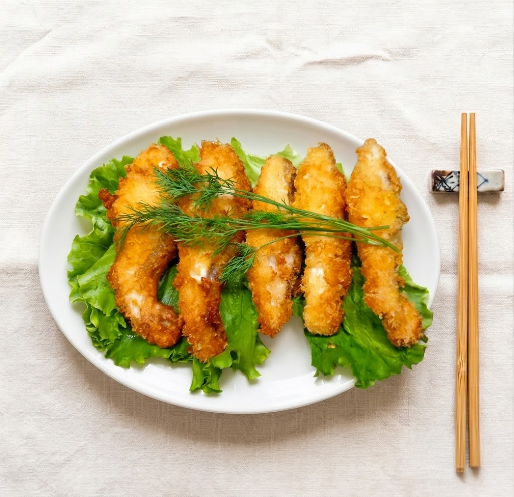 Cá Diêu Hồng Chiên Xù