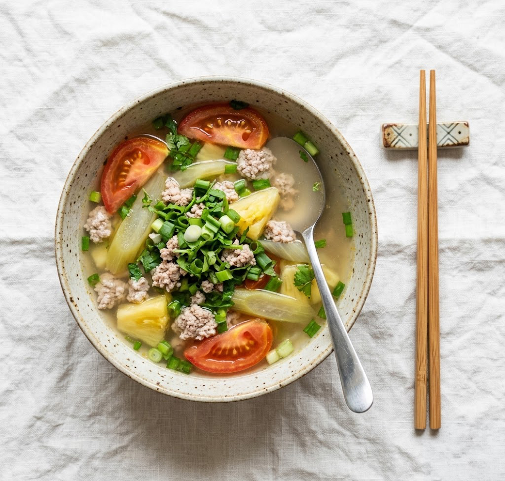 Canh Chua Thịt Băm