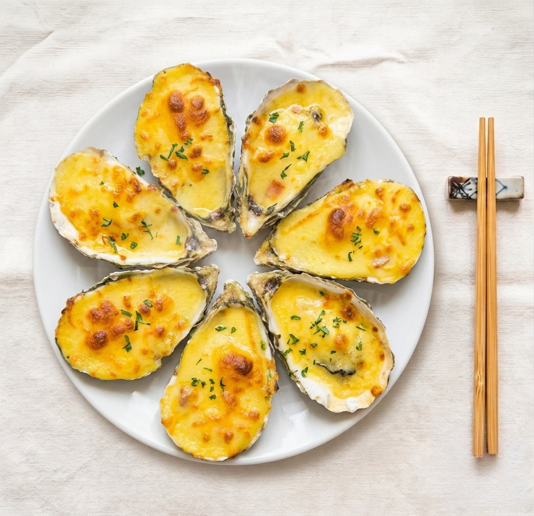 Hàu Nướng Phô Mai