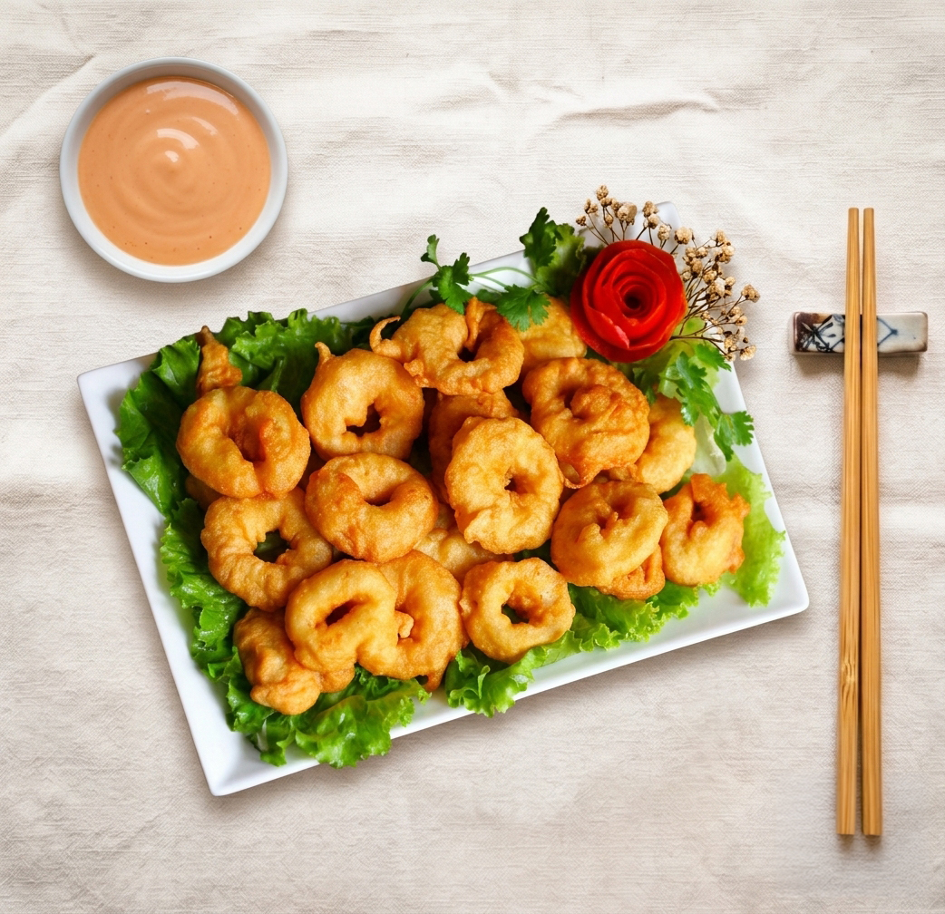 Mực Ống Chiên Giòn