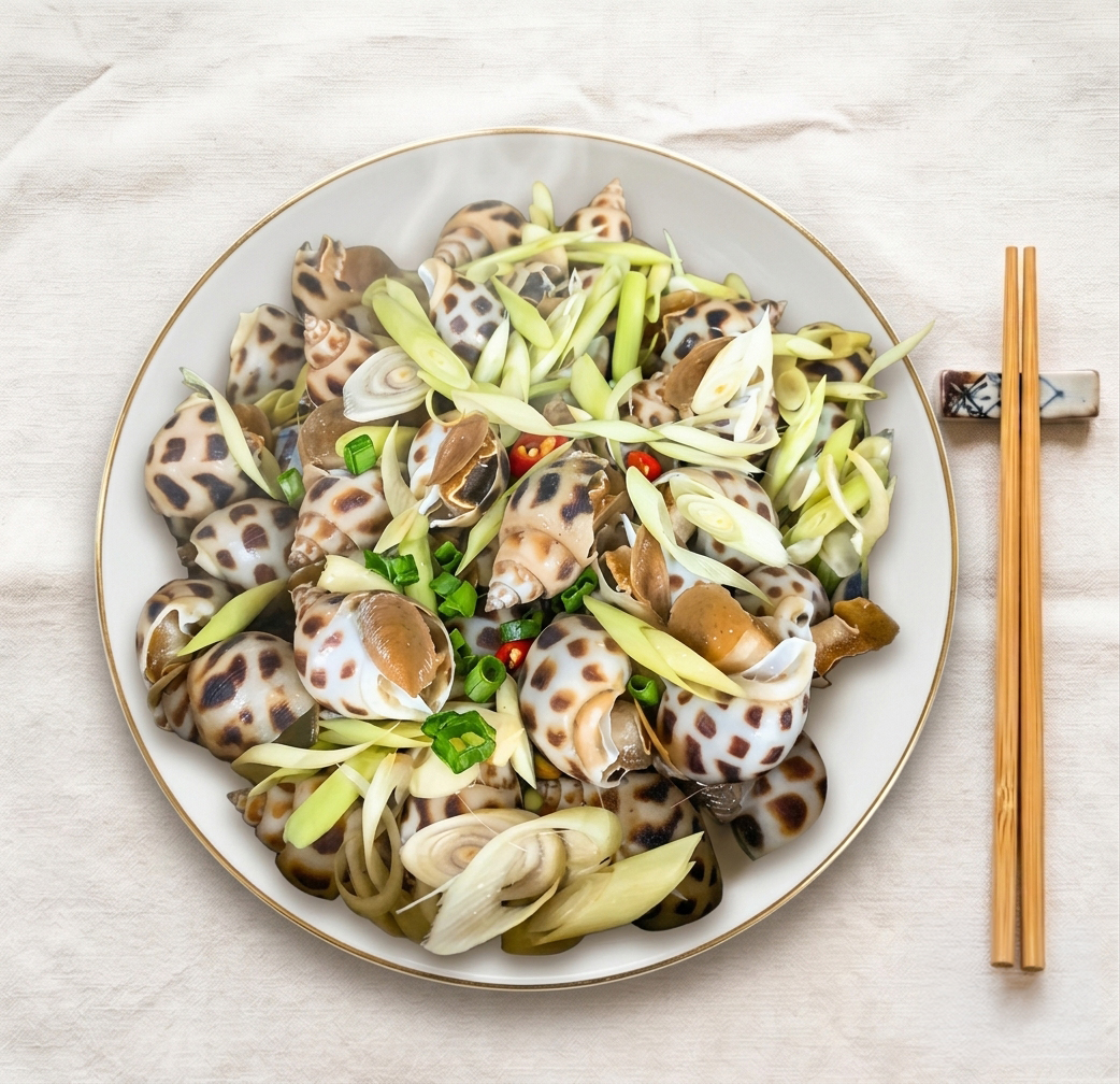 Ốc Hương Hấp Lá Chanh
