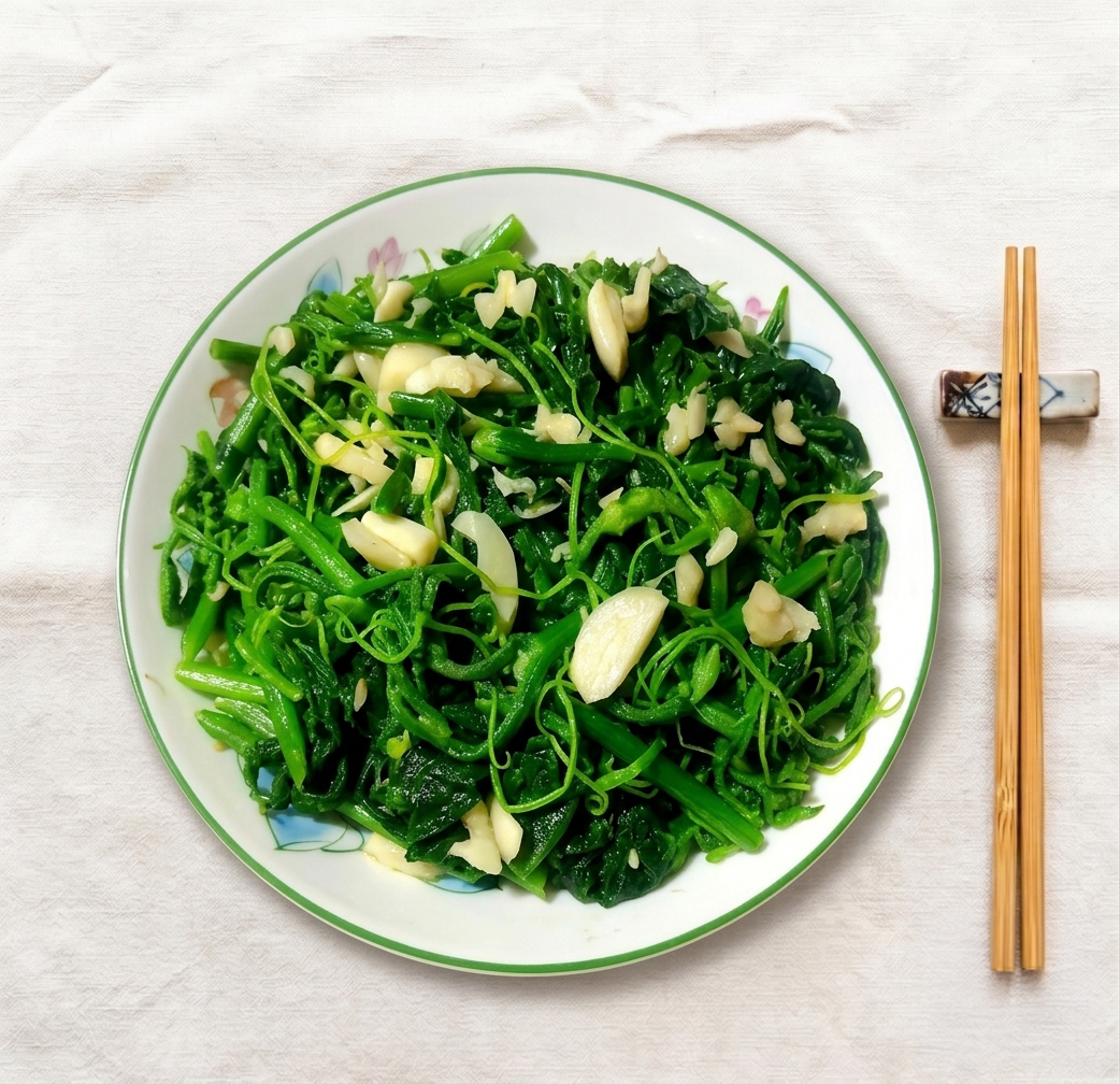 Ngọn Su Su Luộc / Xào Tỏi