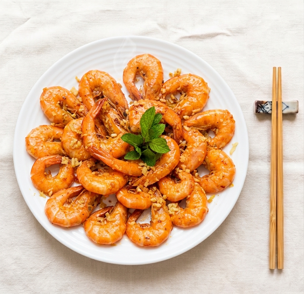 Tôm Rảo Chao Dầu