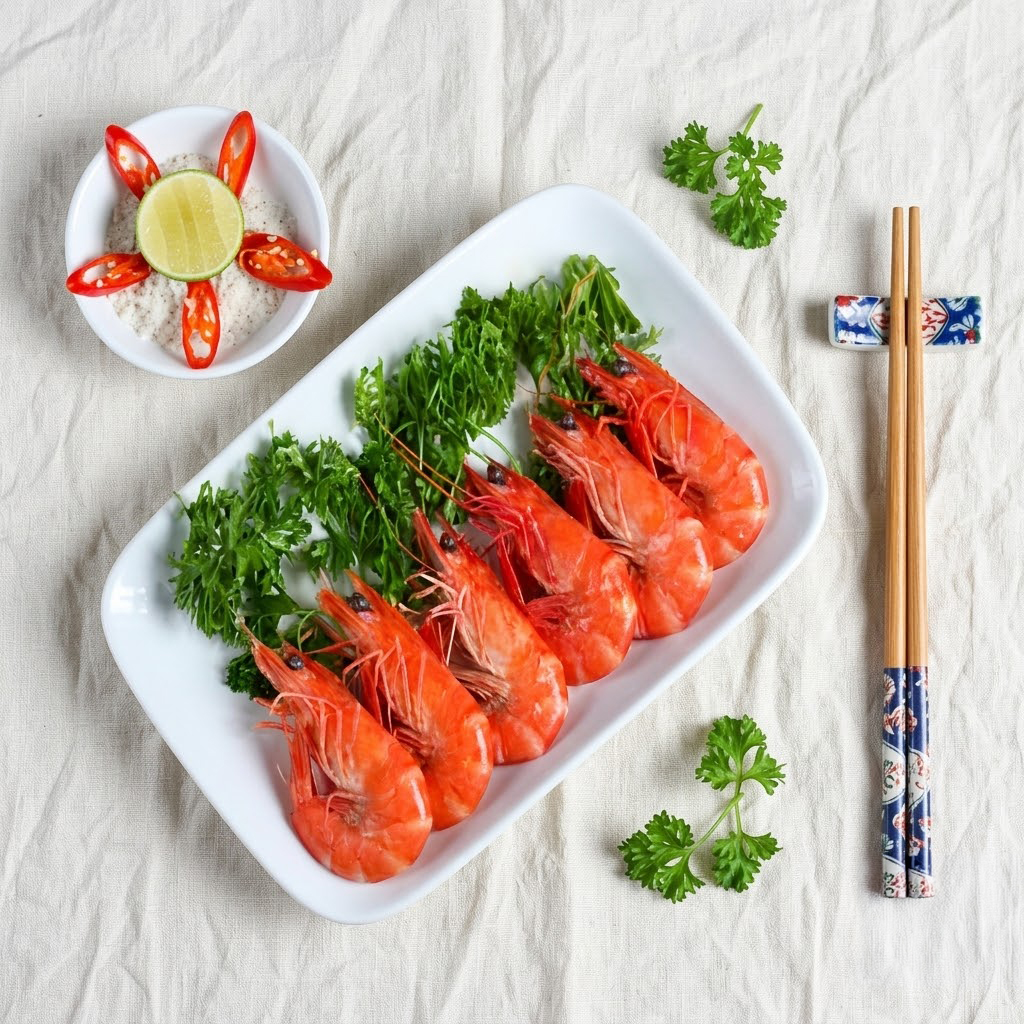 Tôm Sú Hấp Bia / Hấp Cốt Dừa